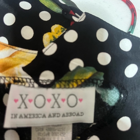 XOXO In America And Abroad Floral/Polkadot Dress Sz 11/12 - Picture 8 of 8